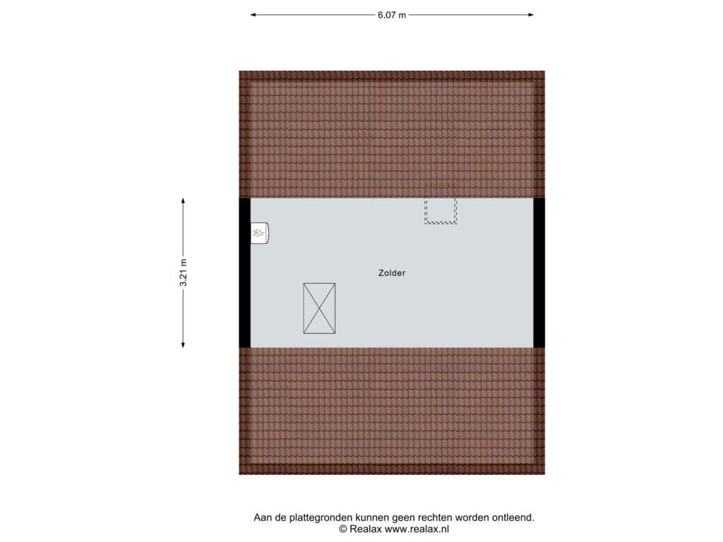 View floorplan of Verdieping 2 of Vincent van Goghstraat 3