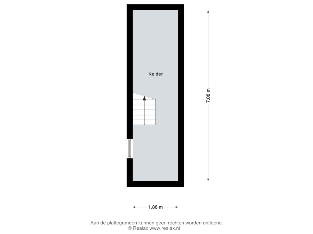 View floorplan of Kelder of Kastanjelaan 2