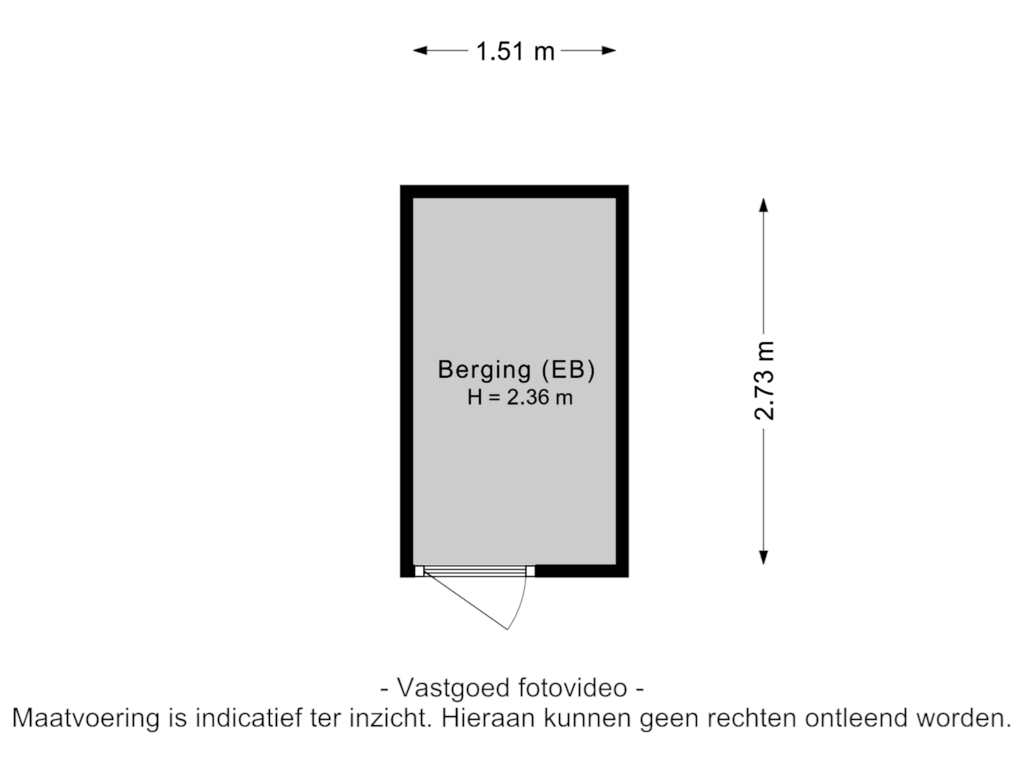 Bekijk plattegrond van Berging van Stadsbrink 471