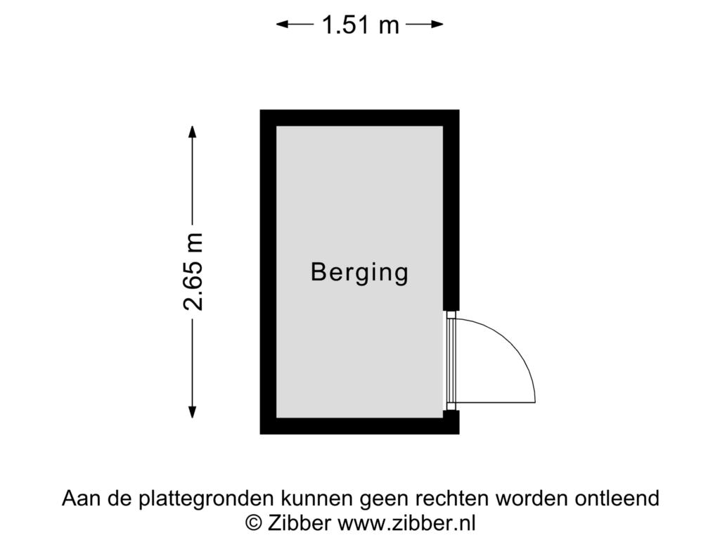 Bekijk plattegrond van Berging van Bellesteynlaan 13