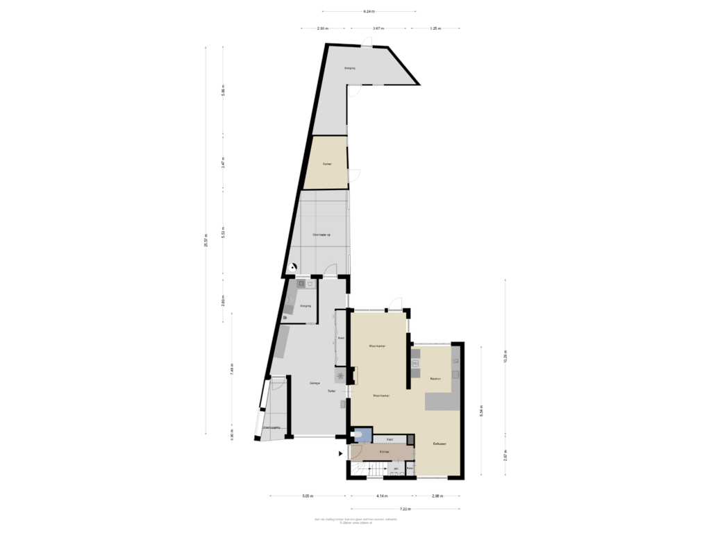 View floorplan of Begane Grond of Pastoor Versteegstraat 2