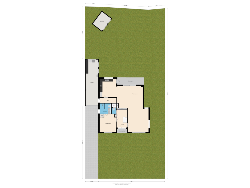 View floorplan of Situatie of Marslaan 57