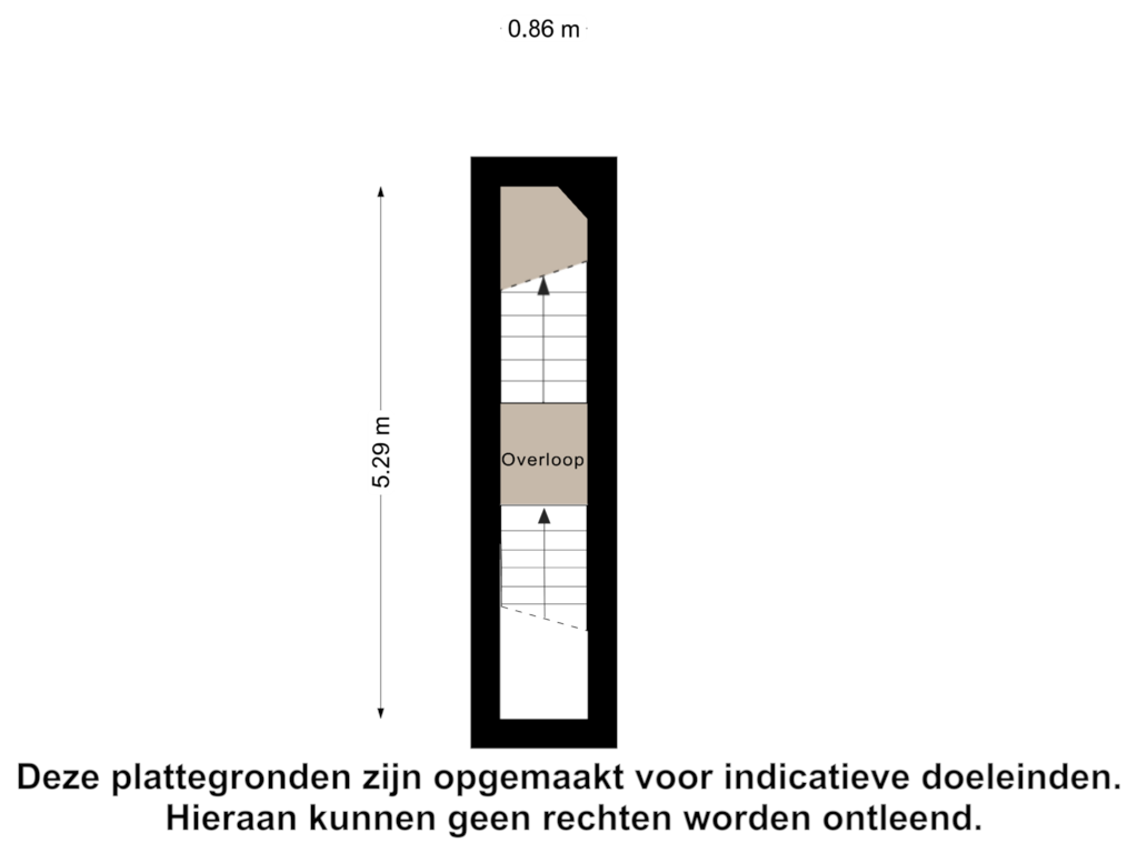 Bekijk plattegrond van Eerste Verdieping van Dordtselaan 206-B