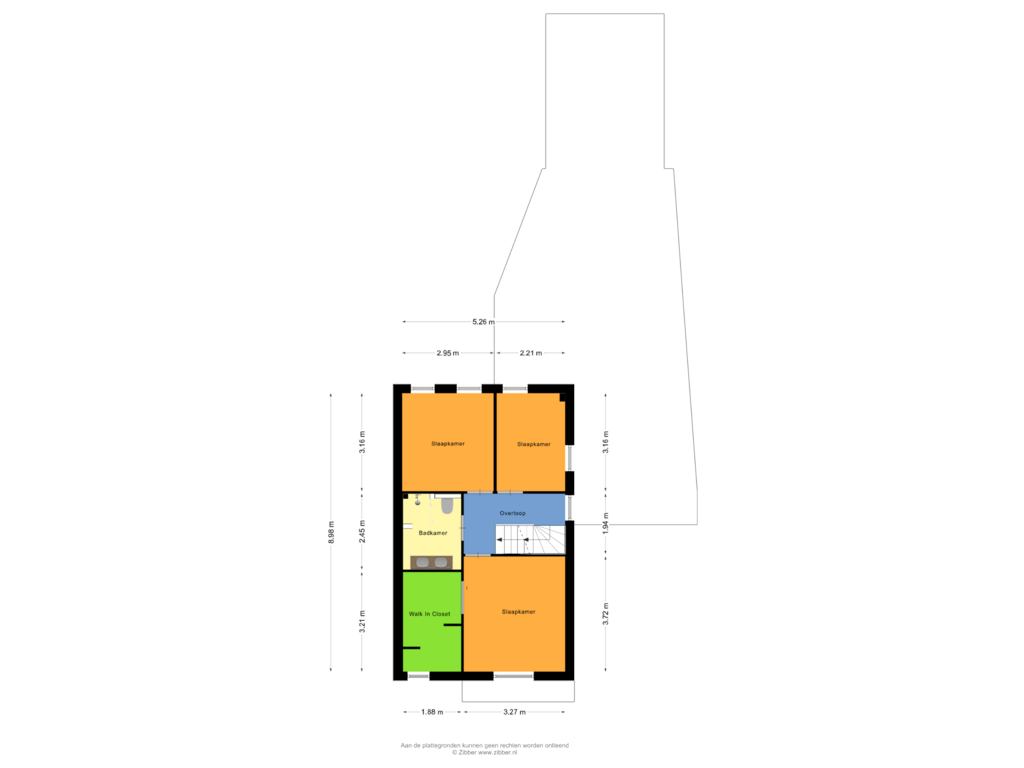 Bekijk plattegrond van Eerste Verdieping van Heiligenbos 47