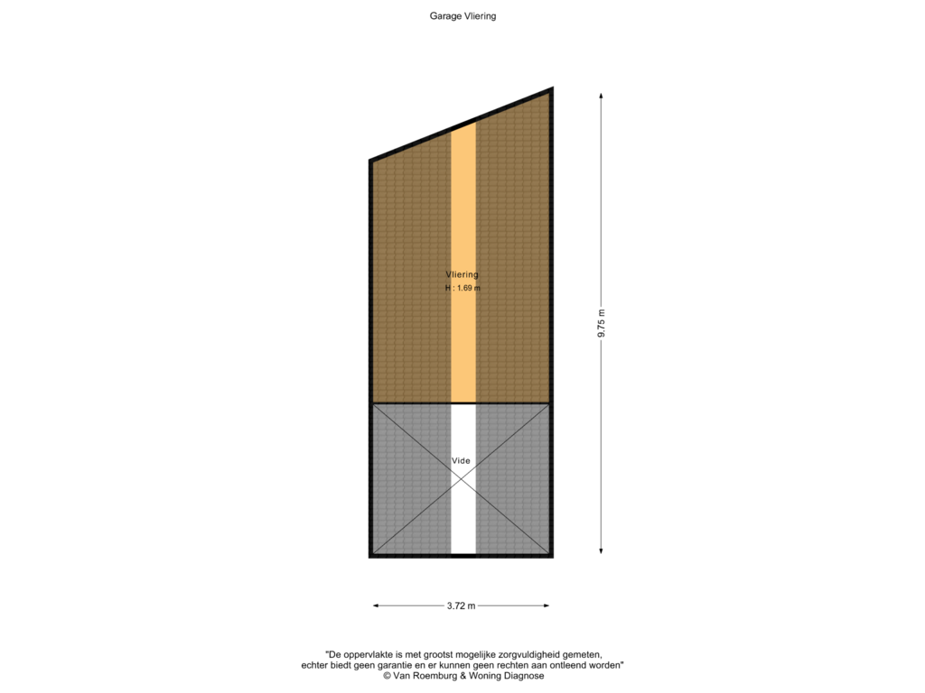 Bekijk plattegrond van Garage Vliering van Nieuweweg 101