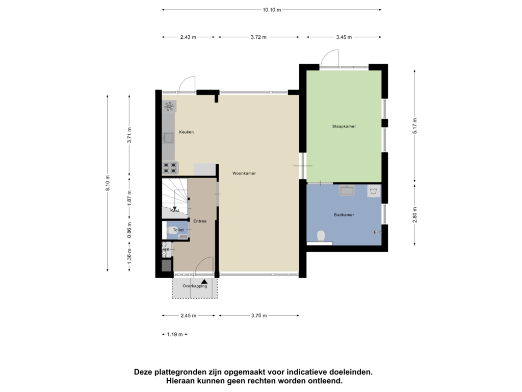 View floorplan of Begane Grond of Sanderijnhof 1