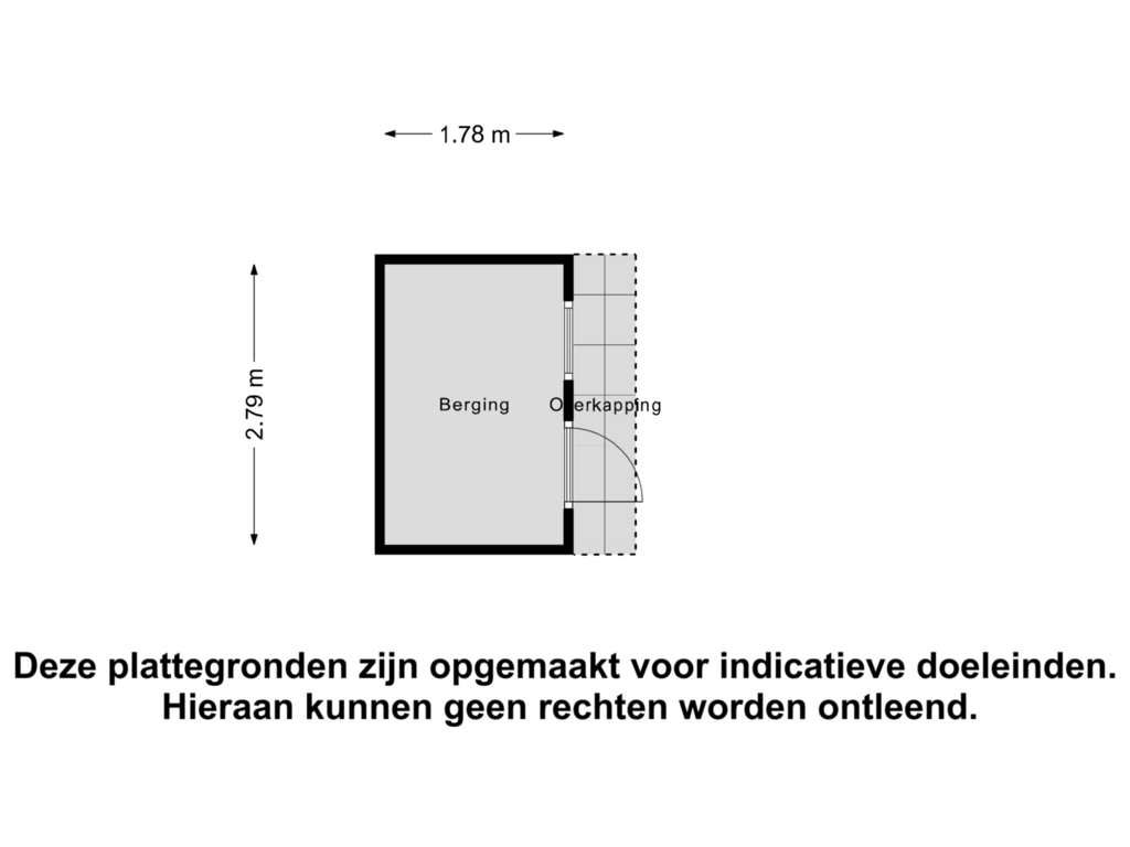 View floorplan of Berging of Sanderijnhof 1