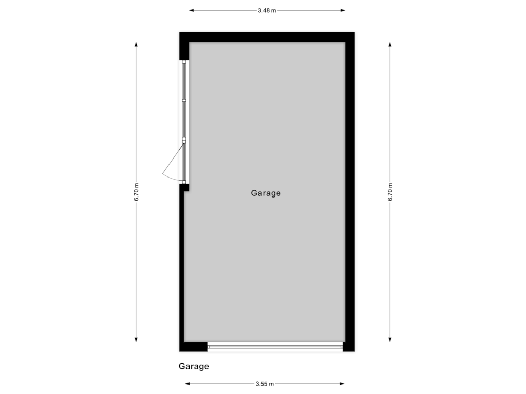 View floorplan of Garage of De Biender 7