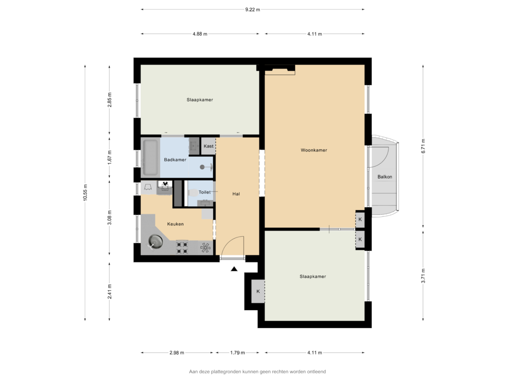 Bekijk plattegrond van Appartement van Park Reeburg 8