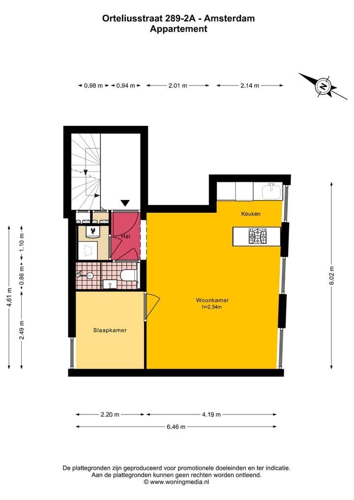 Foto 14 van Orteliusstraat 289-2A