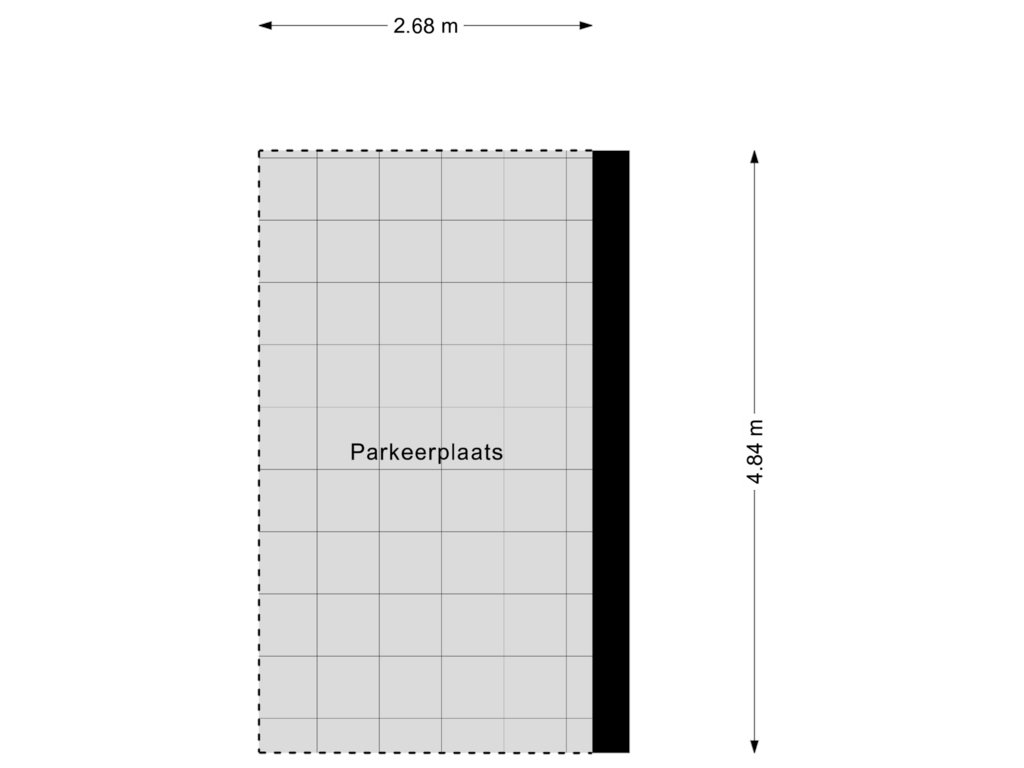 View floorplan of Parkeerplaats of Papenhulst 3-A