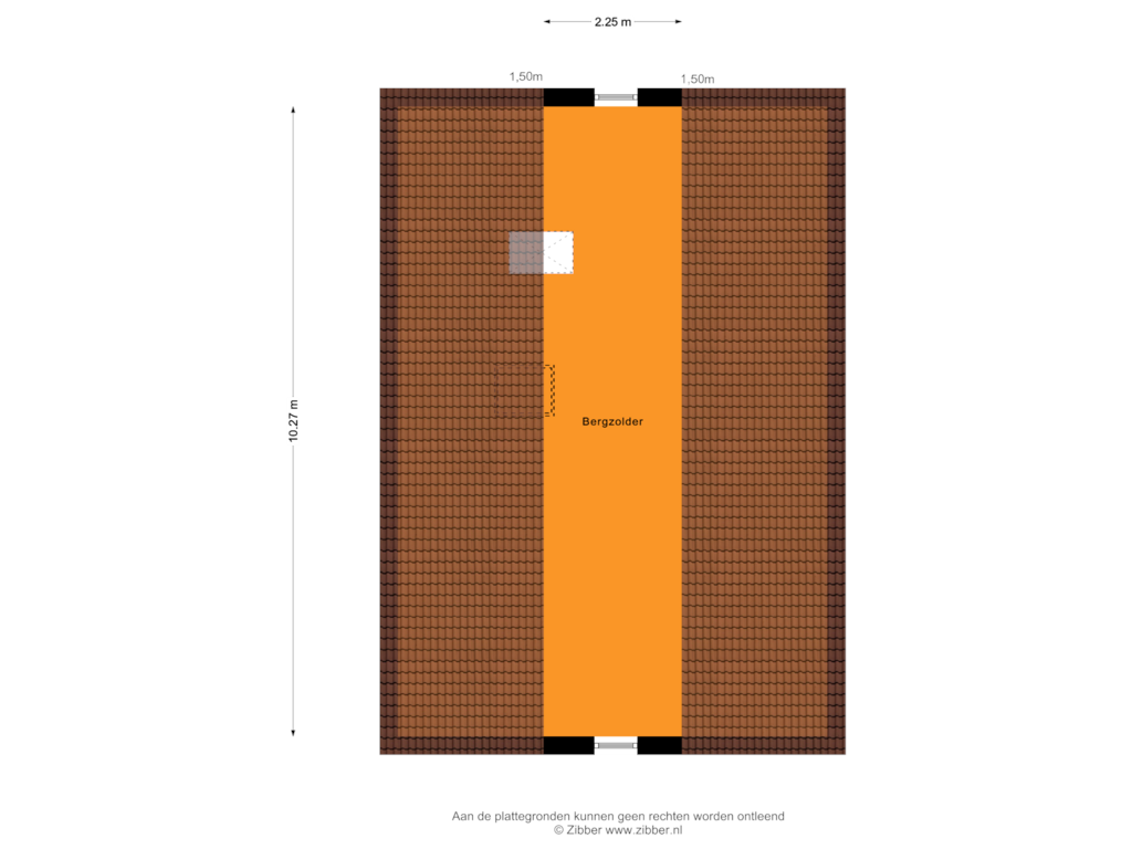 Bekijk plattegrond van Zolder van Dorpstraat 92