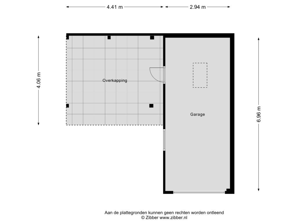 Bekijk plattegrond van Garage van Wilhelminastraat 10