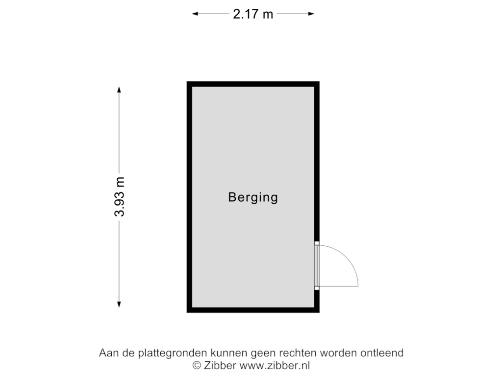 Bekijk plattegrond van Berging van Kiefskamp 17