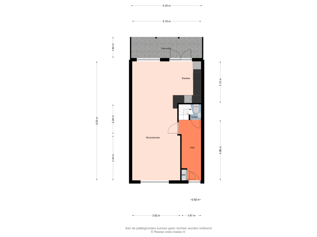 Bekijk plattegrond van Begane grond van Klipper 117