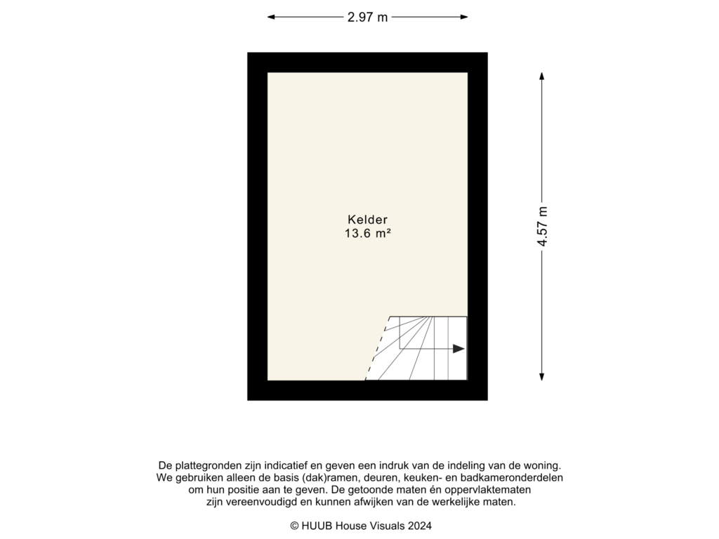 Bekijk plattegrond van Kelder van Eaglelaan 110