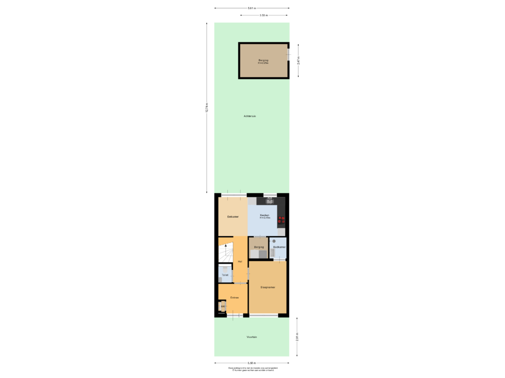 View floorplan of Situatie of Waddenring 223