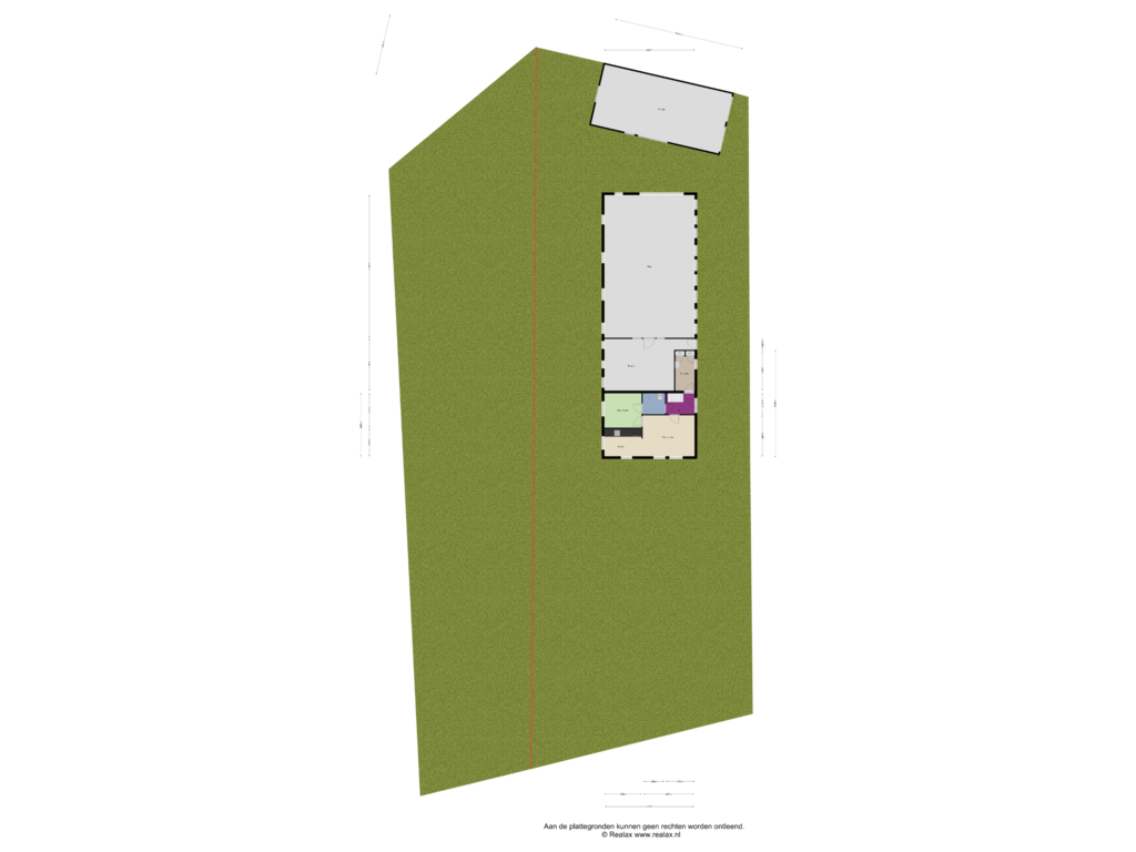 View floorplan of Begane grond Tuin of Wiersseweg 53-A