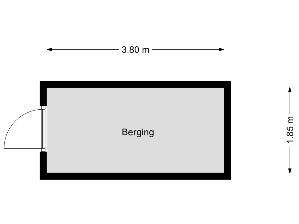 View floorplan of Berging of Windmolen 66