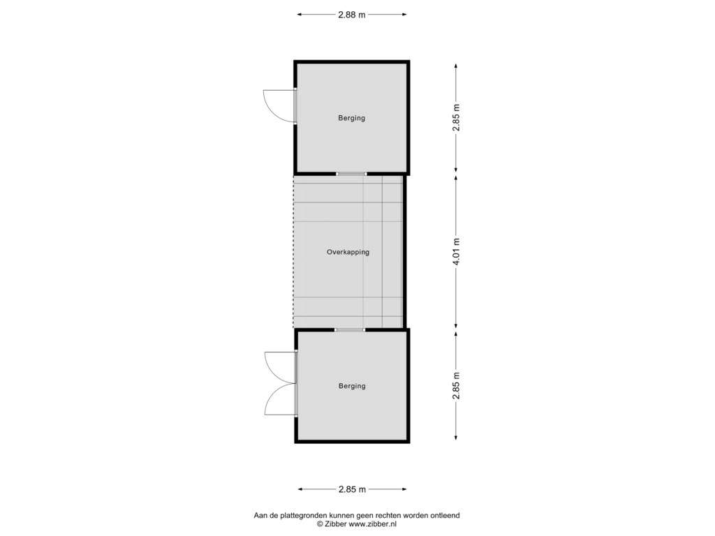 Bekijk plattegrond van Berging van Biesland 4