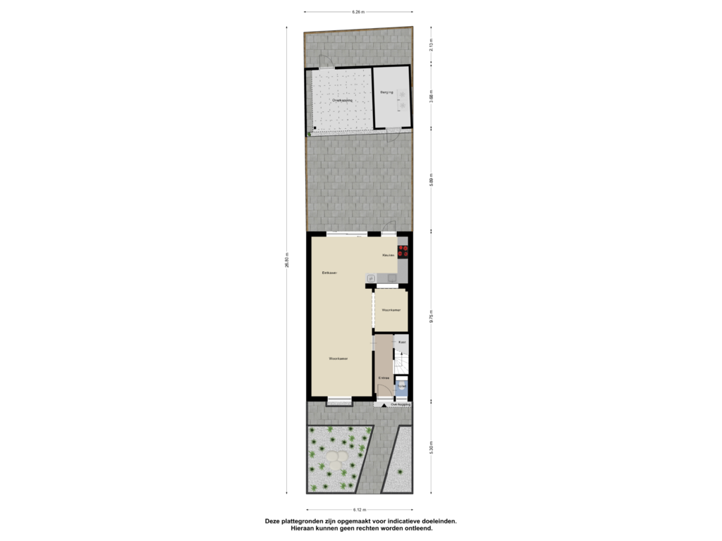 Bekijk plattegrond van Begane Grond-Tuin van Ceciliastraat 41