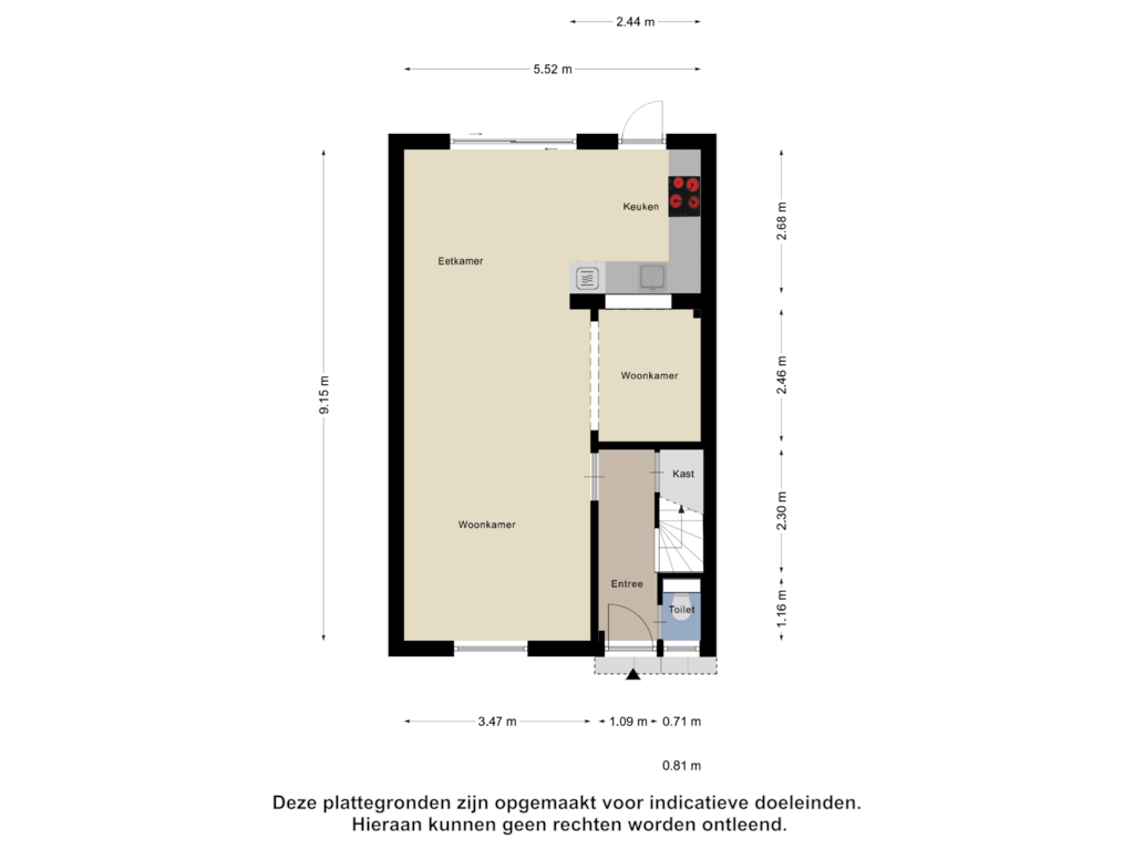 Bekijk plattegrond van Begane Grond van Ceciliastraat 41