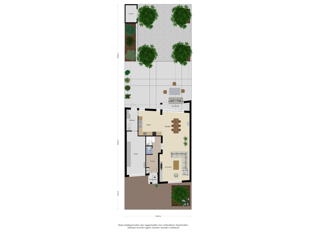 View floorplan of Begane Grond Tuin of Rogier van Otterloolaan 37