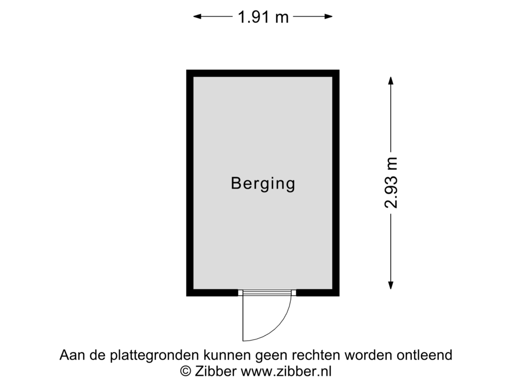 Bekijk plattegrond van Berging van Neerstraat 115