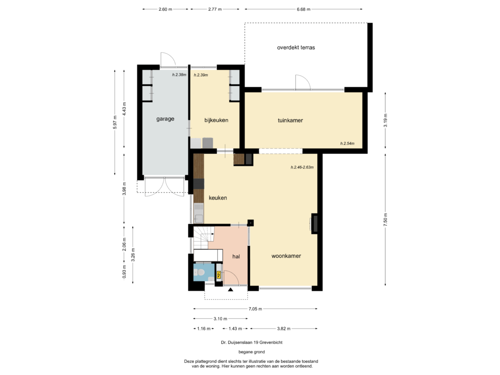 Bekijk plattegrond van begane grond van Dr. Duijsenslaan 19