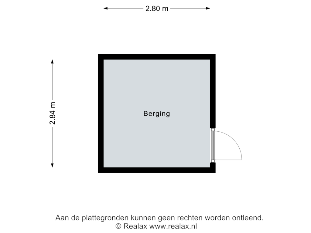 View floorplan of Berging of Timmerliedengilde 56