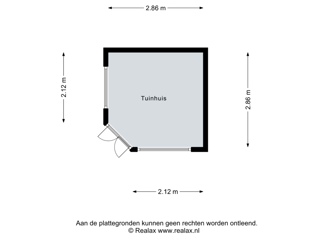 View floorplan of Tuinhuis of Timmerliedengilde 56