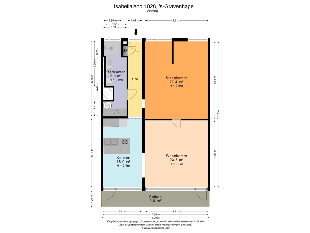 Bekijk plattegrond van Woning van Isabellaland 1028