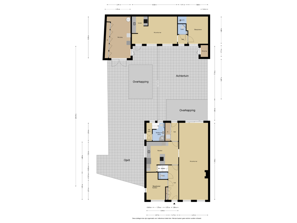 Bekijk plattegrond van Tuin van Kerkstraat 16