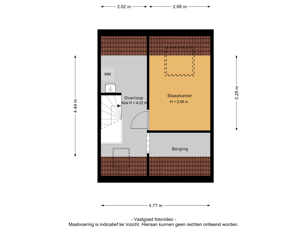 Bekijk plattegrond van 2e verdieping van Rousseaustate 42