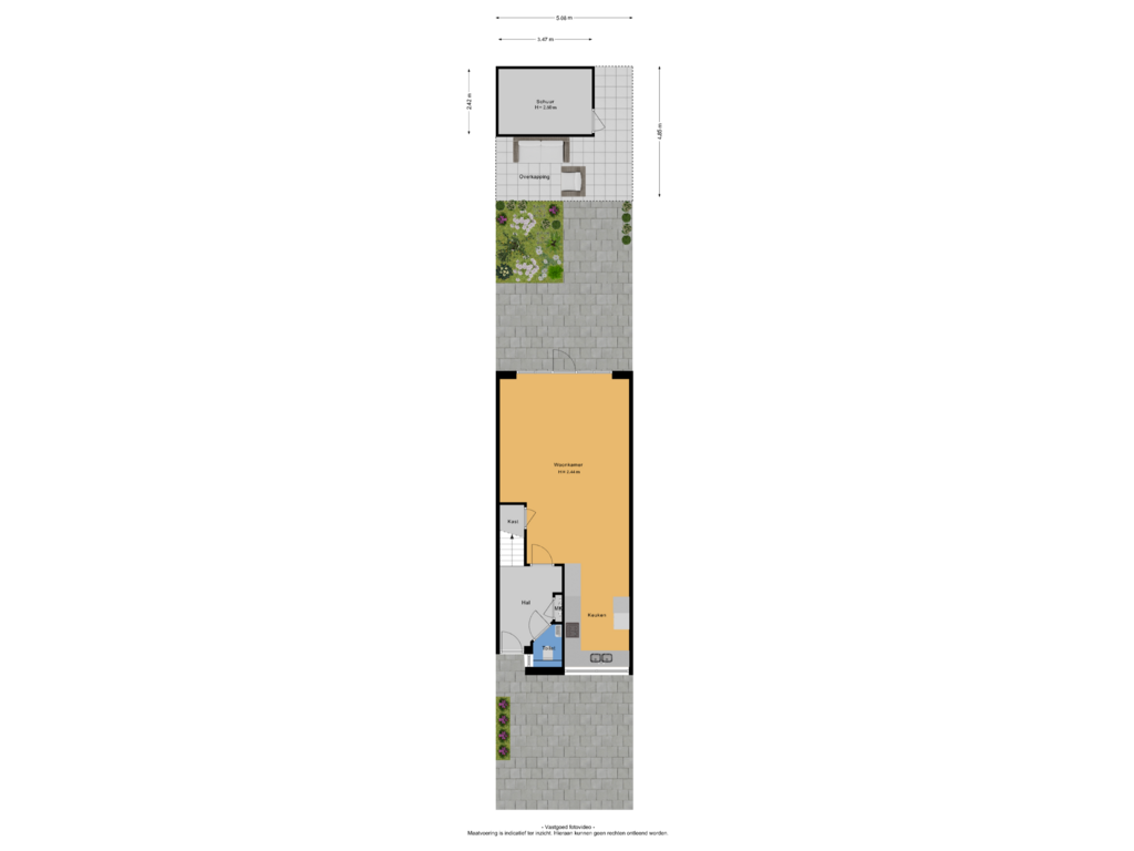 Bekijk plattegrond van Tuin van Rousseaustate 42