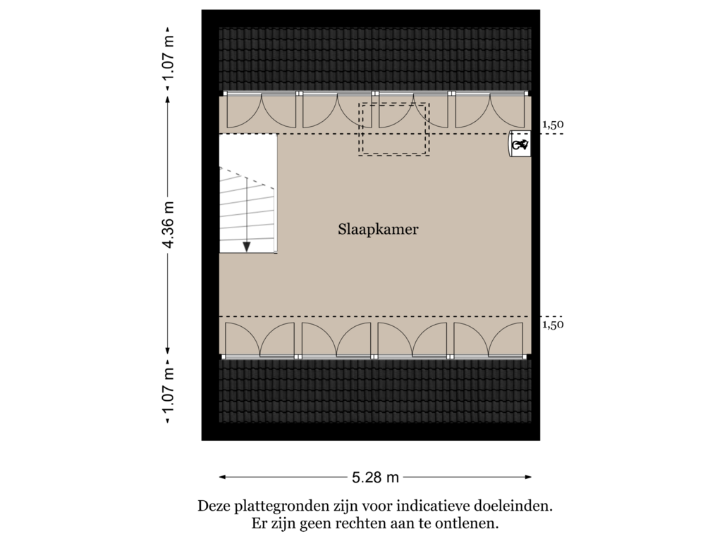 View floorplan of 2e Verdieping of Eijkmanstraat 18