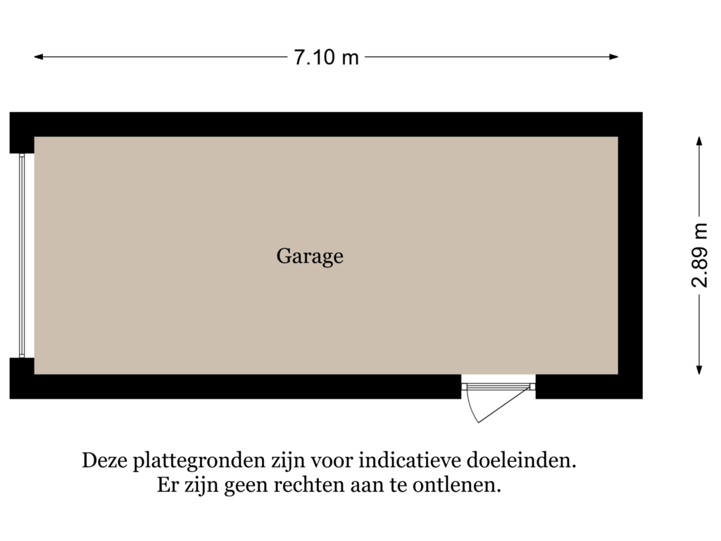 View floorplan of Garage of Eijkmanstraat 18