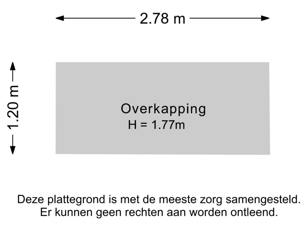 Bekijk plattegrond van Overkapping van Lamoen 18