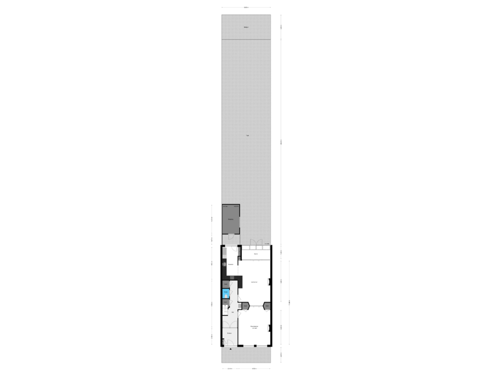 View floorplan of Perceel of Morsweg 38