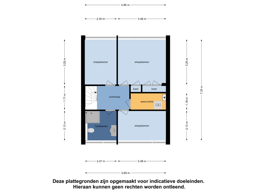 Bekijk plattegrond van Eerste Verdieping van Kleine Beer 2