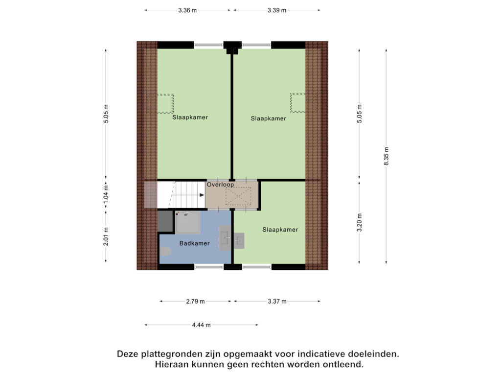 Bekijk plattegrond van Eerste Verdieping van Vrijenbergweg 35