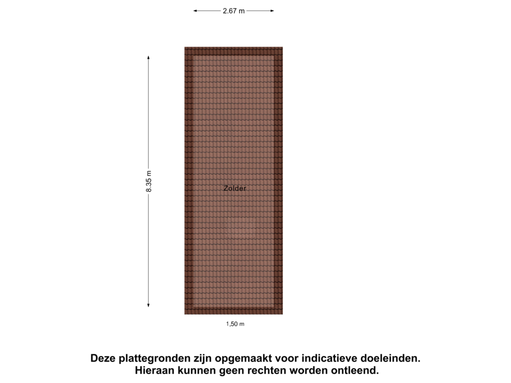 Bekijk plattegrond van Zolder van Vrijenbergweg 35