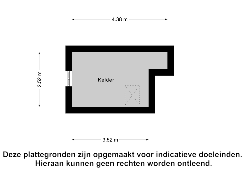 Bekijk plattegrond van Kelder van Vrijenbergweg 35