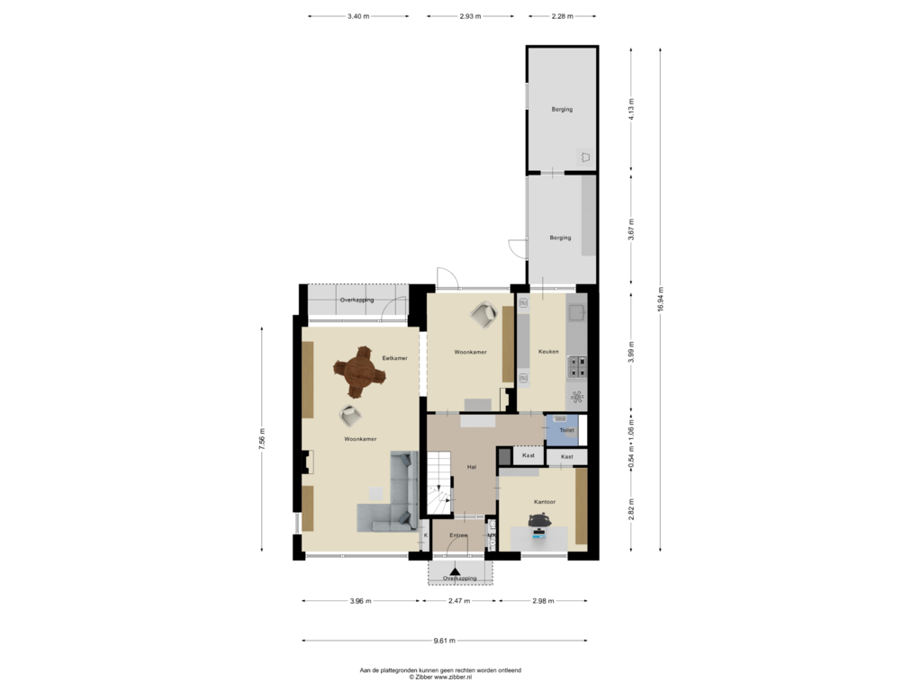 Bekijk plattegrond van Begane grond van Herenstraat 102