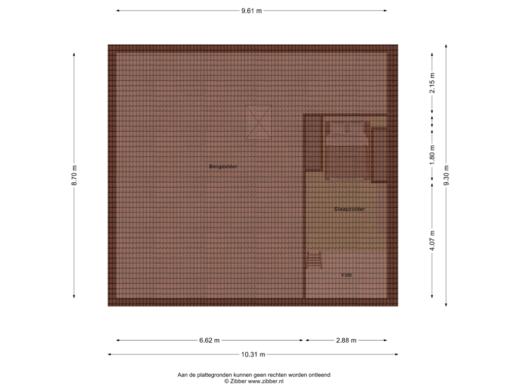 Bekijk plattegrond van Zolder van Herenstraat 102