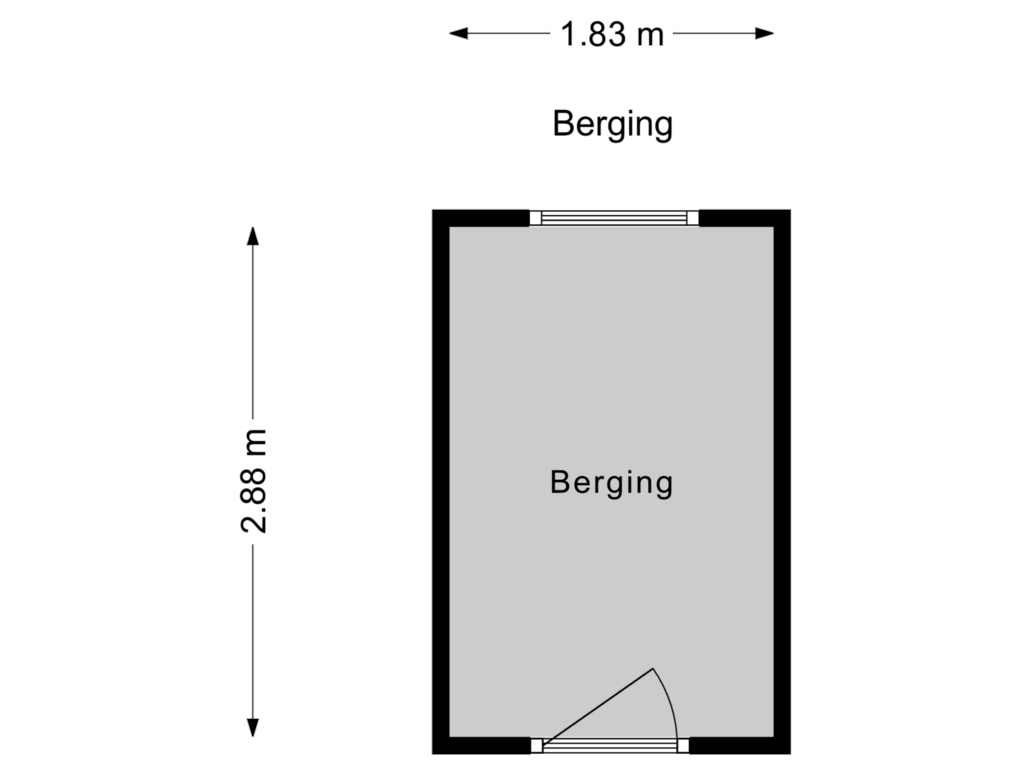 Bekijk plattegrond van Berging van Berlageplan 147