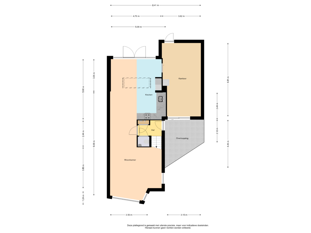 Bekijk plattegrond van Begane Grond van Visarend 7