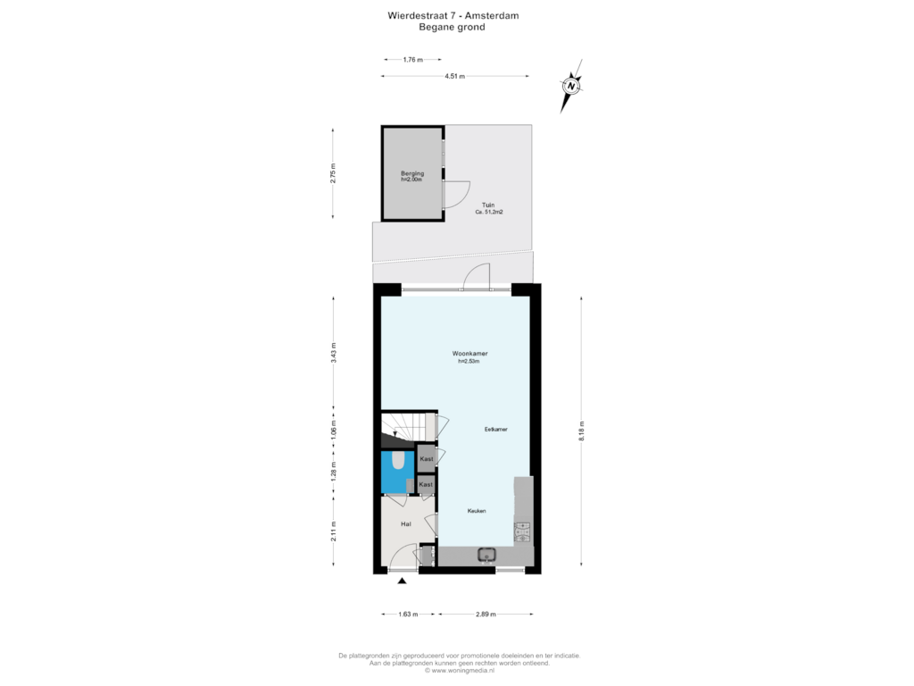 Bekijk plattegrond van Begane_grond van Wierdestraat 7