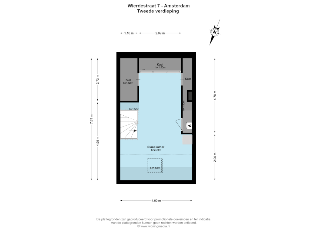 Bekijk plattegrond van 2e_verd van Wierdestraat 7