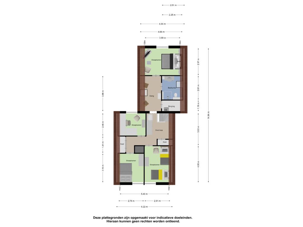 View floorplan of Eerste Verdieping of Hagslagen 117